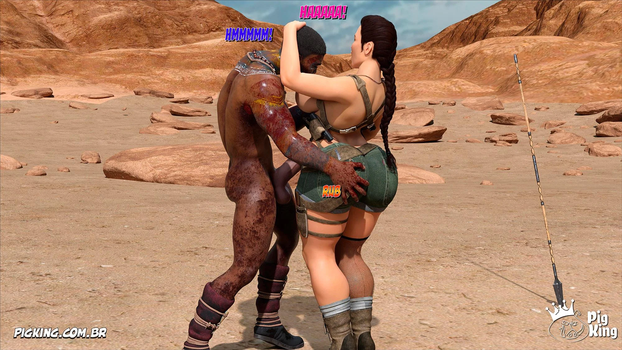 Tomb Raider: Quadrinhos Picantes da Lara Croft em Ação Explícita