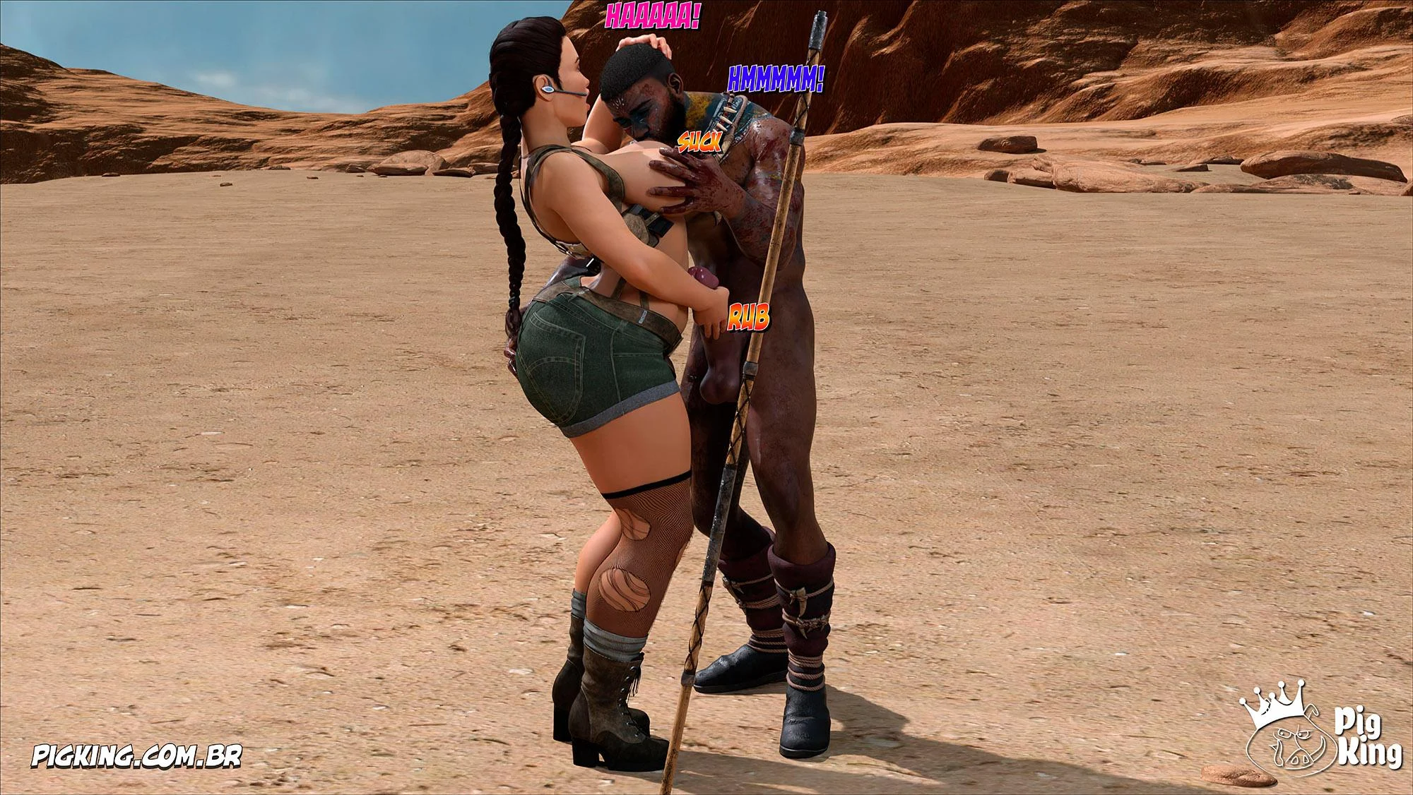 Tomb Raider: Quadrinhos Picantes da Lara Croft em Ação Explícita