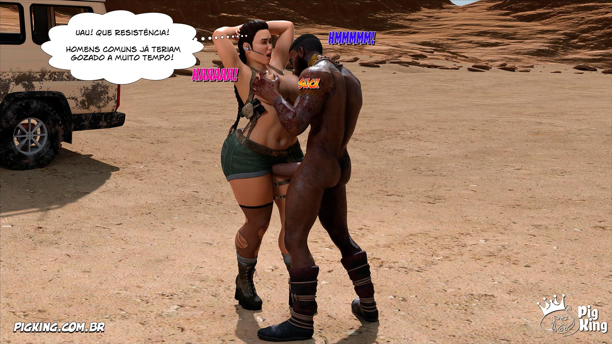 Tomb Raider: Quadrinhos Picantes da Lara Croft em Ação Explícita