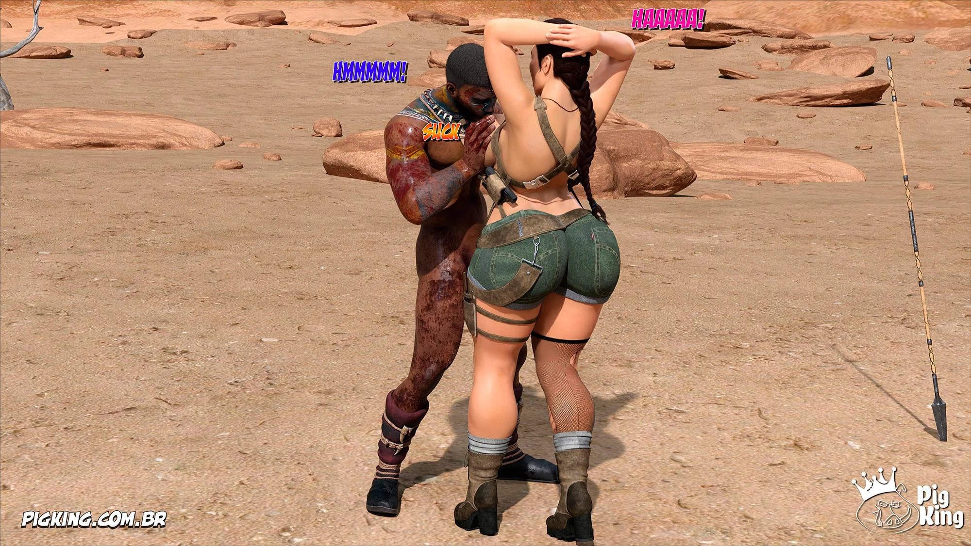 Tomb Raider: Quadrinhos Picantes da Lara Croft em Ação Explícita