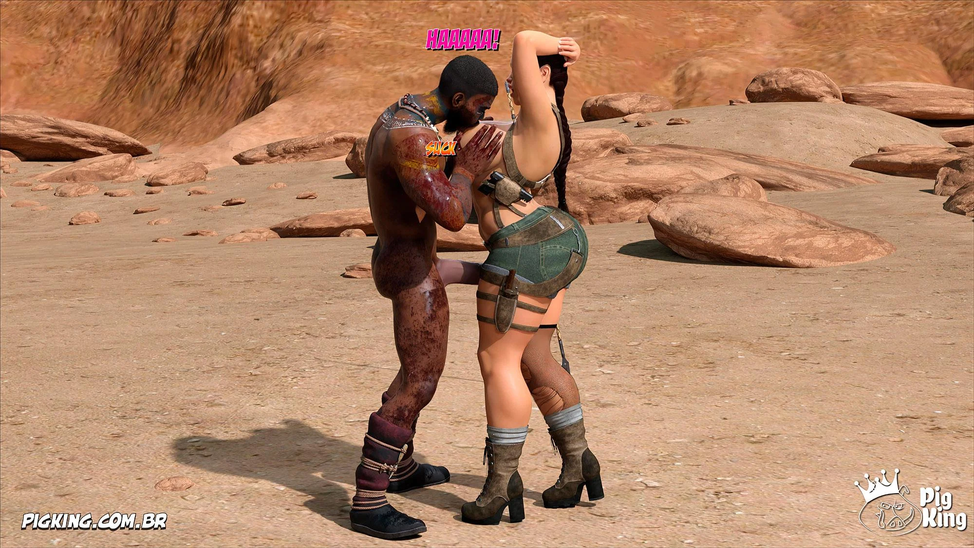 Tomb Raider: Quadrinhos Picantes da Lara Croft em Ação Explícita