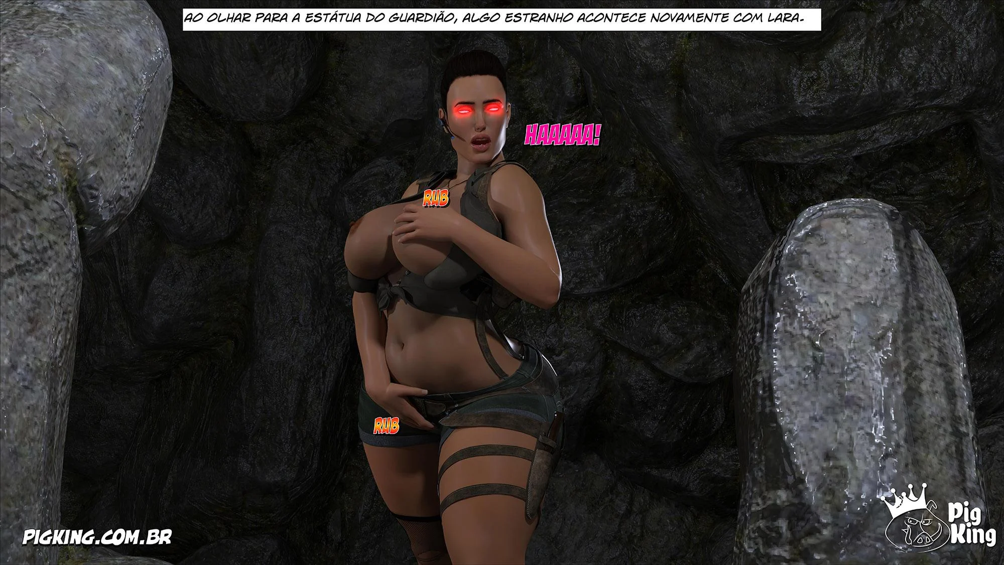 Alucinante Aventura Sexual da Lara Croft - Tomb Raider Quadrinhos Proibidos