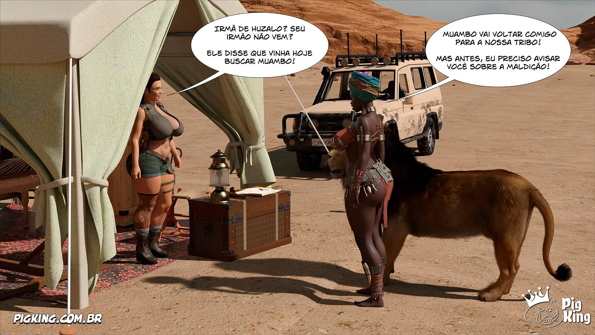 Aventureira Íntima: Uma Noite Explícita Com Lara Croft em Quadrinhos Eróticos