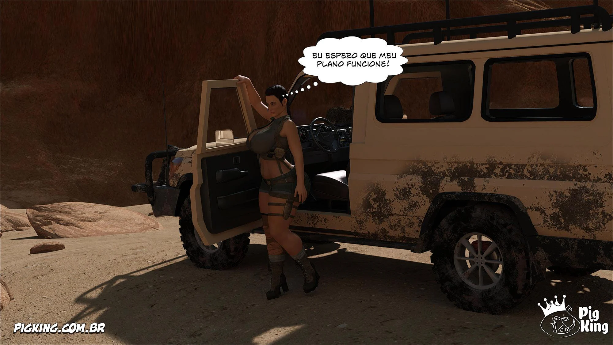 Lara Croft Submissa: Aventura Erótica em Quadrinhos Explícitos