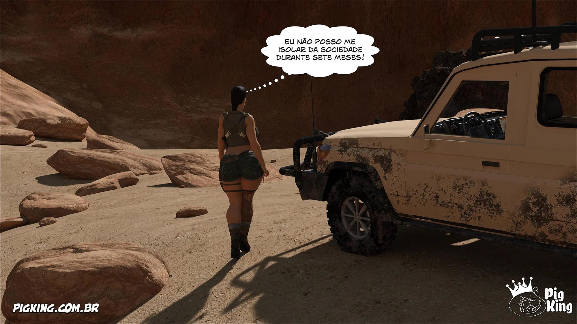 Lara Croft Submissa: Aventura Erótica em Quadrinhos Explícitos