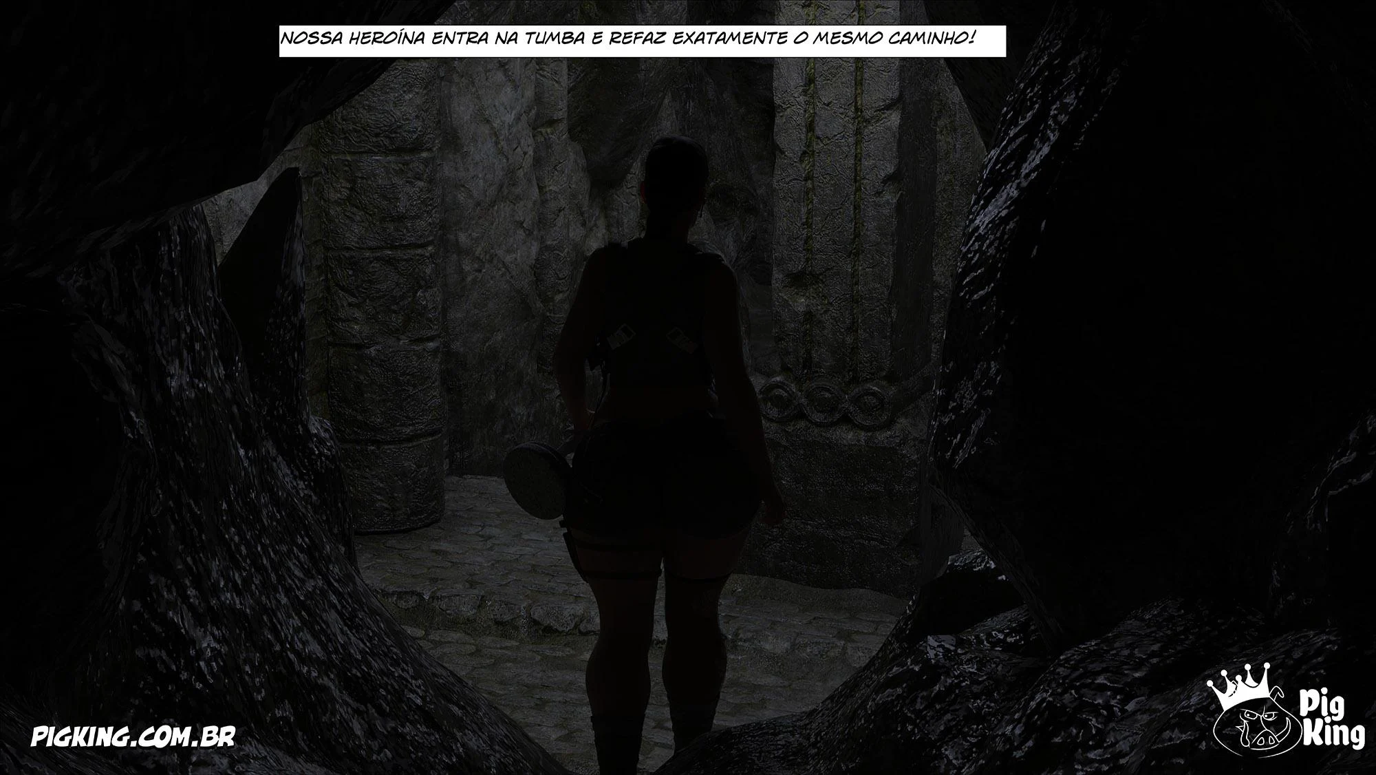 Lara Croft Submissa: Aventura Erótica em Quadrinhos Explícitos