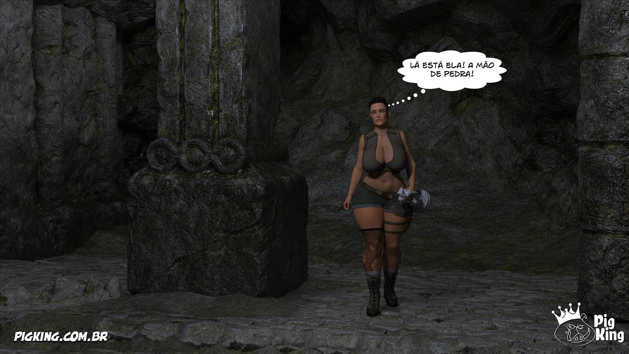Lara Croft Submissa: Aventura Erótica em Quadrinhos Explícitos