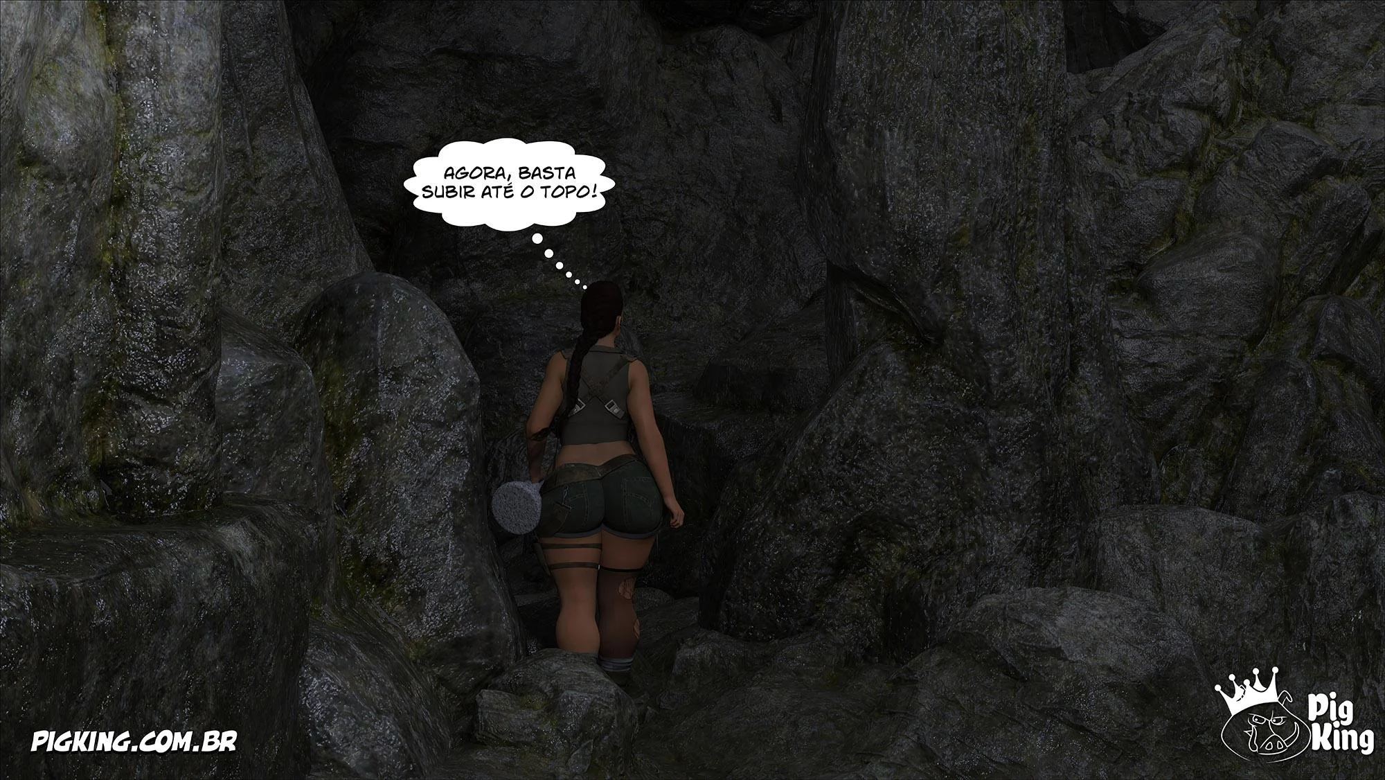 Lara Croft Submissa: Aventura Erótica em Quadrinhos Explícitos