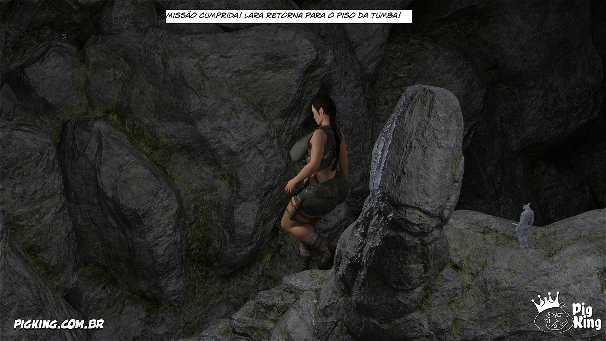 Lara Croft Submissa: Aventura Erótica em Quadrinhos Explícitos