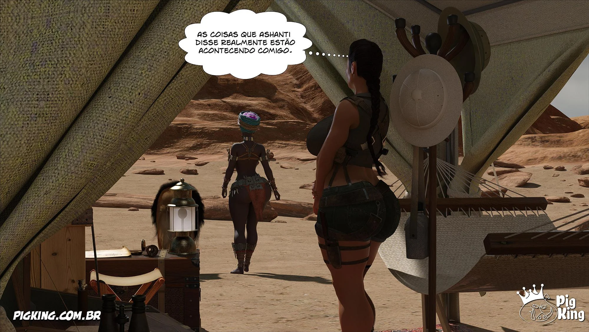 Lara Croft Submissa: Aventura Erótica em Quadrinhos Explícitos