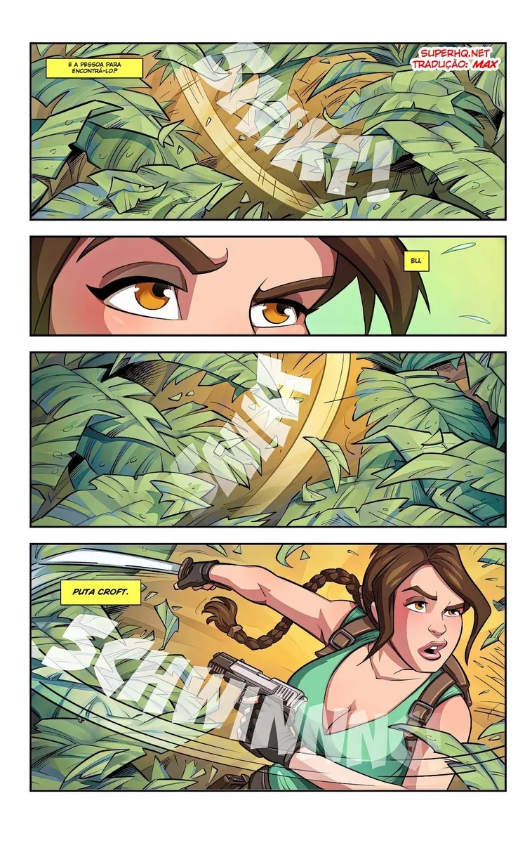 Lara Croft: Tesão Arqueológico em HQ - Sexo Explicito e Safadeza Sem Limites