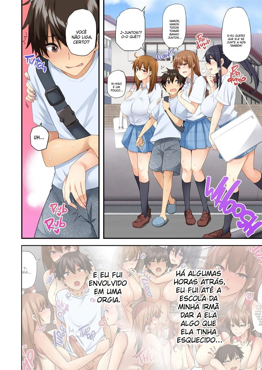 Arrombei minha irmã e as amigas dela em uma noite depravada - HQ Incesto Explícito