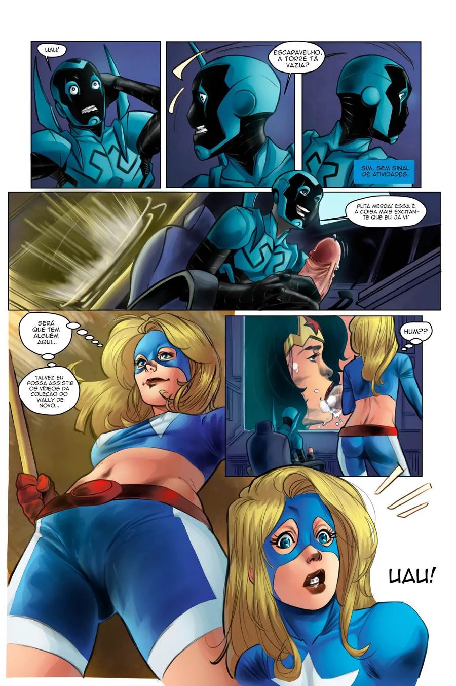 Liga da Justiça: Heróis em Cenas Explícitas de Sexo - Quadrinhos Eróticos