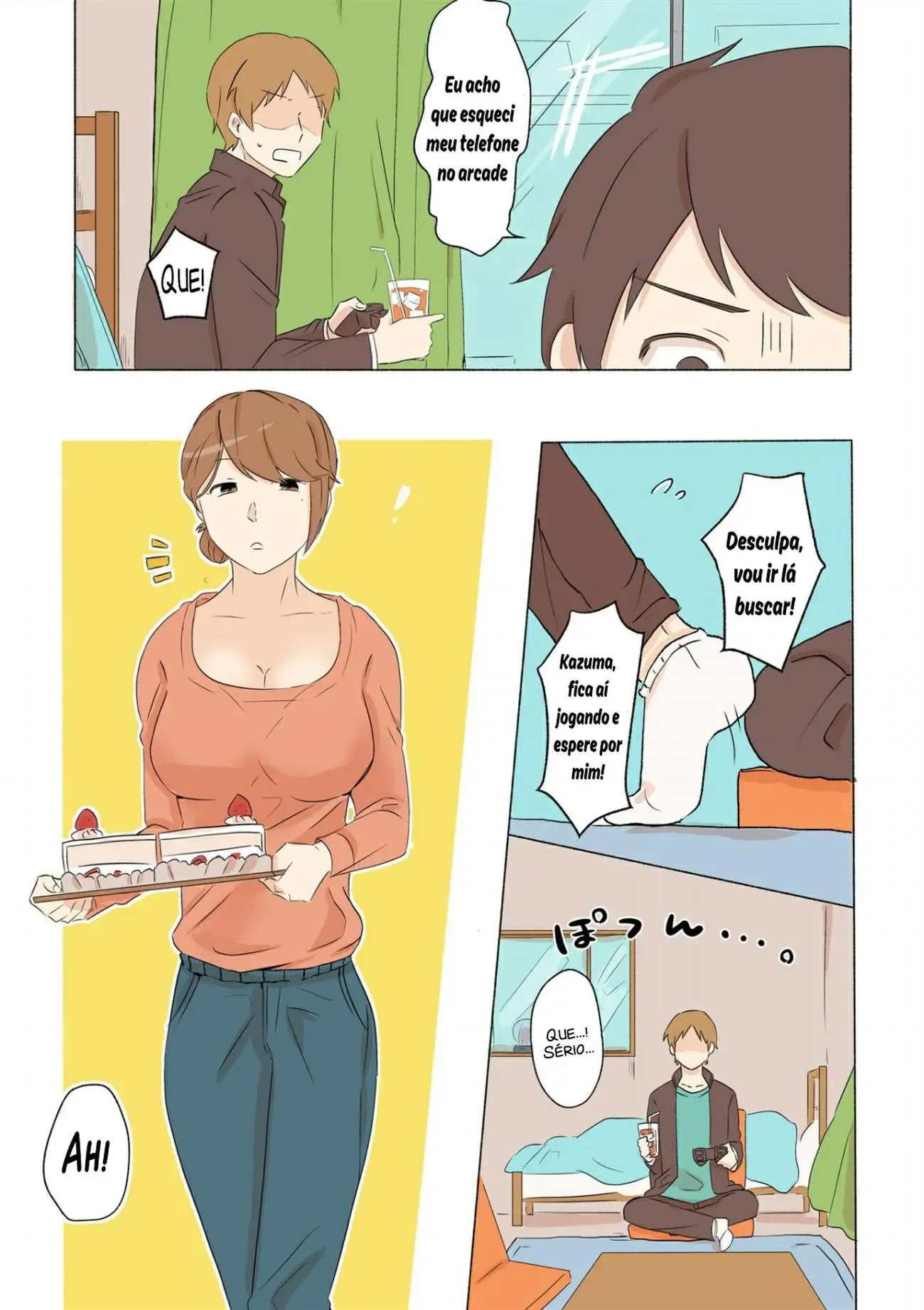Revelei a mãe do meu amigo nua em HQ - Incesto Explícito Revelei a mãe do meu amigo nua em HQ - Incesto Explícito