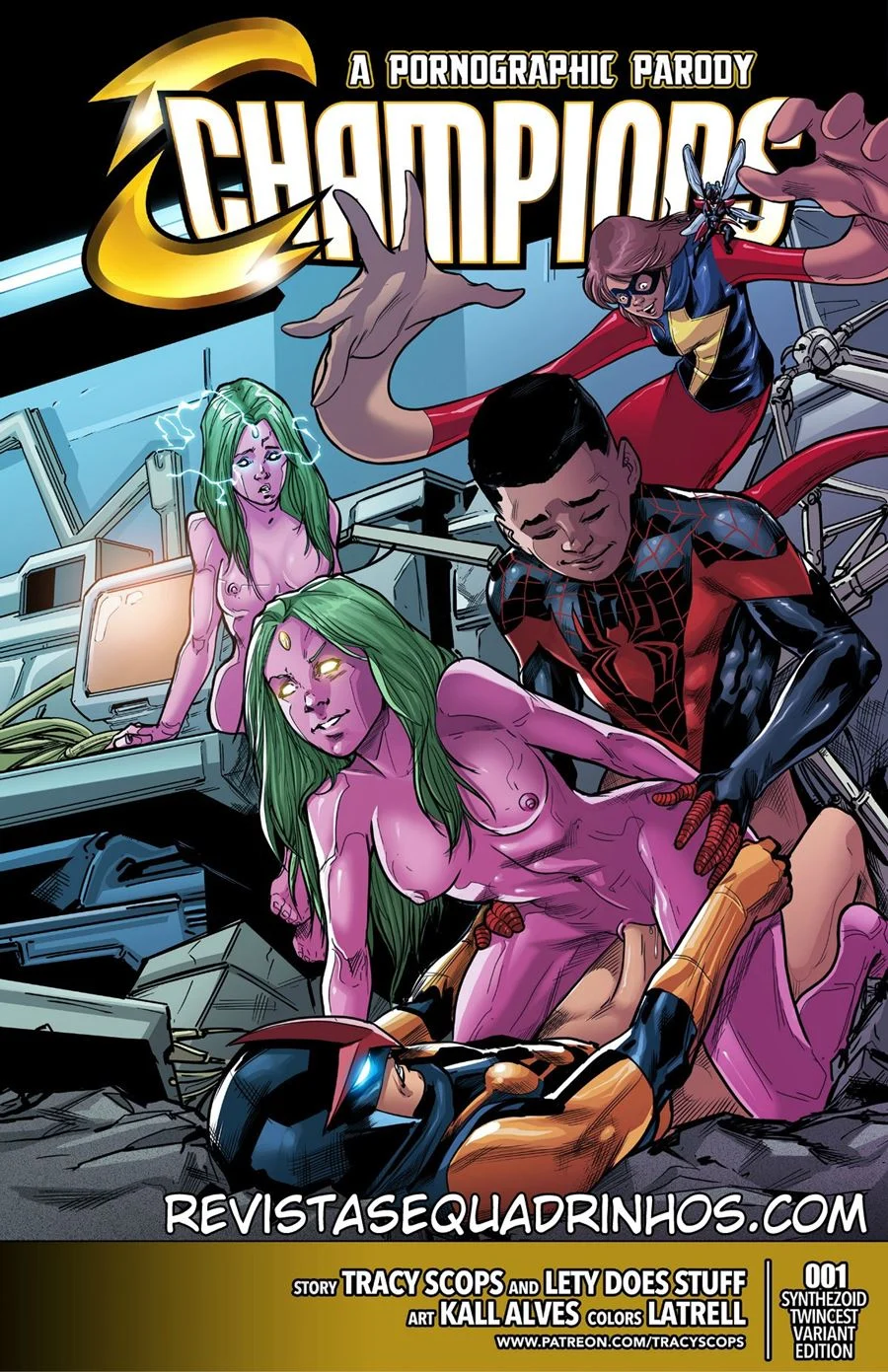Tracy Scops: Campeões do Prazer - Hentai Explícito de Kall Alves