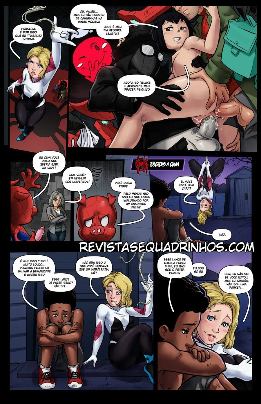 Spider-Sex: Tracy Scops e as Teias do Prazer em HQ Adulta Explícita