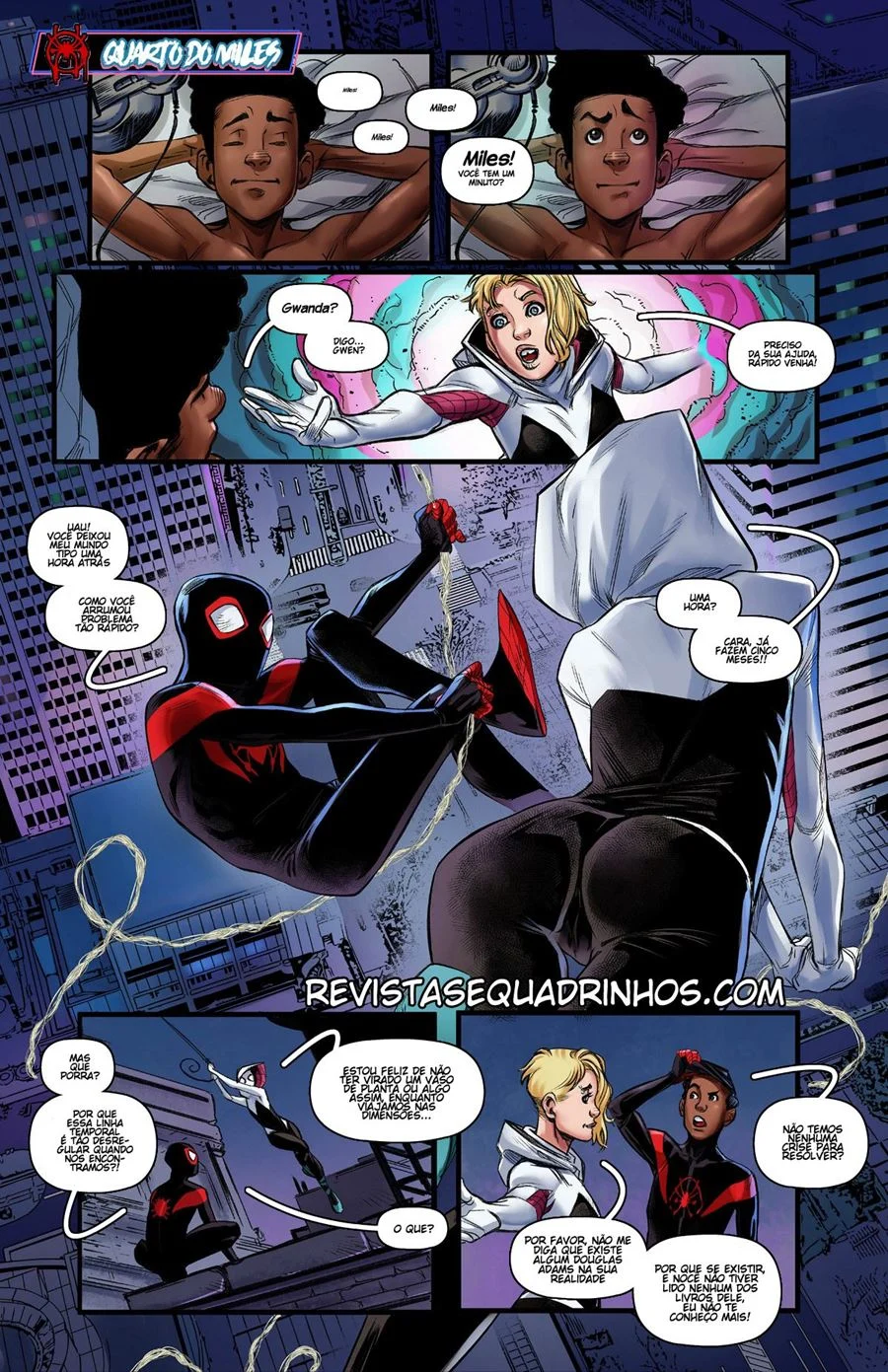 Spider-Man Encharcado por Fluidos Sexuais - HQ Porno Explícita e Quente