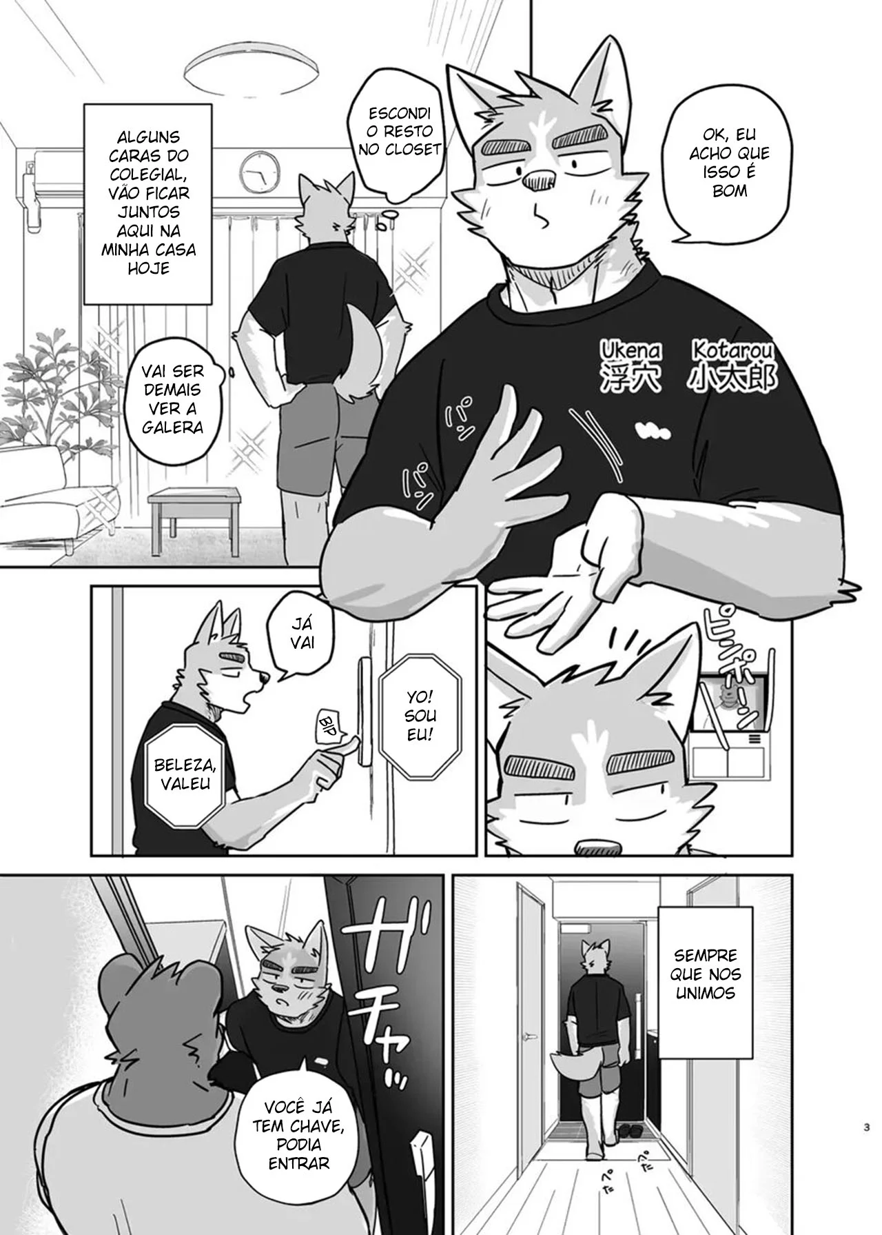 Transando Até a Porta Bater: Hentai Gay Explícito com Cena Quente