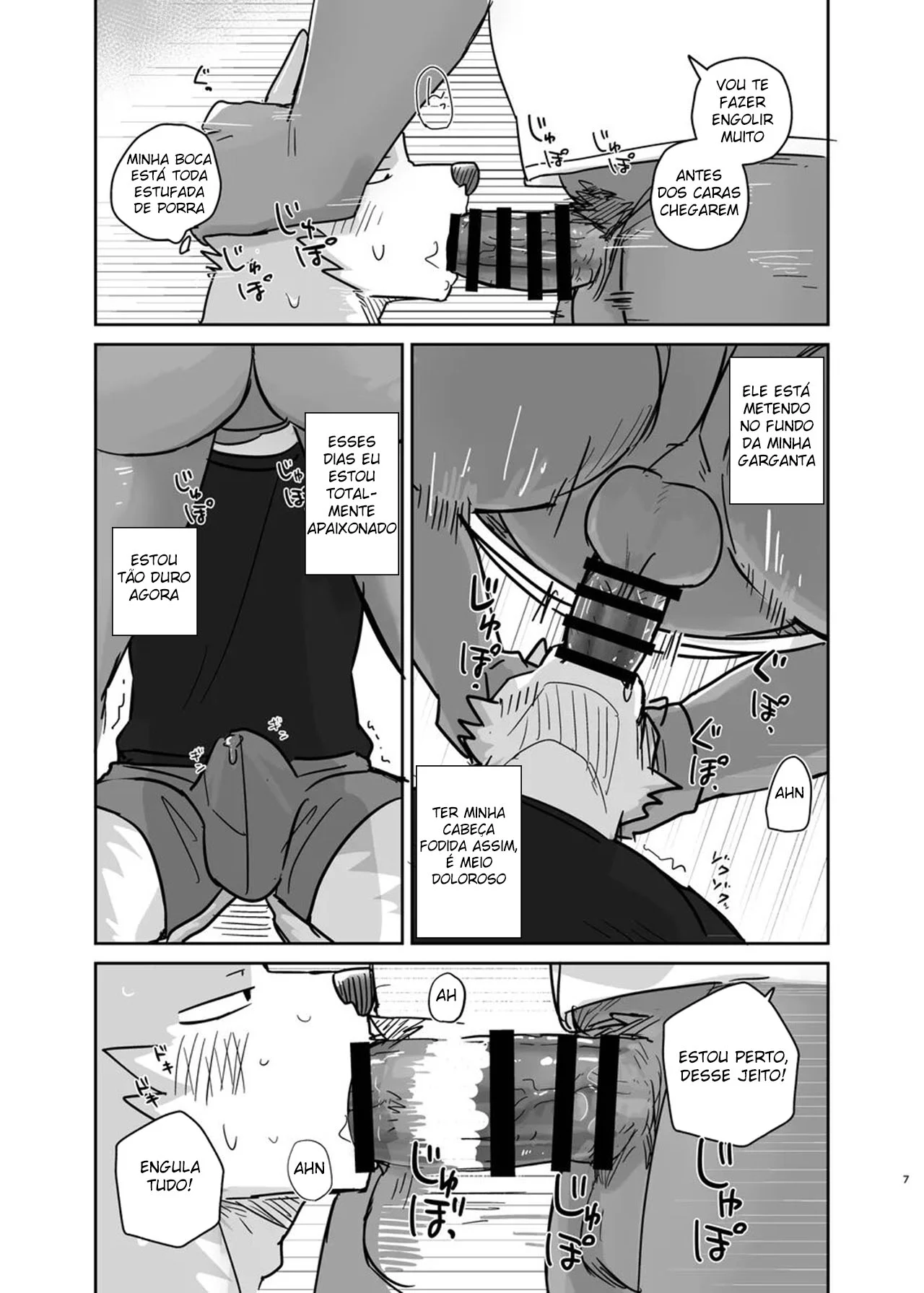 Transando Até a Porta Bater: Hentai Gay Explícito com Cena Quente