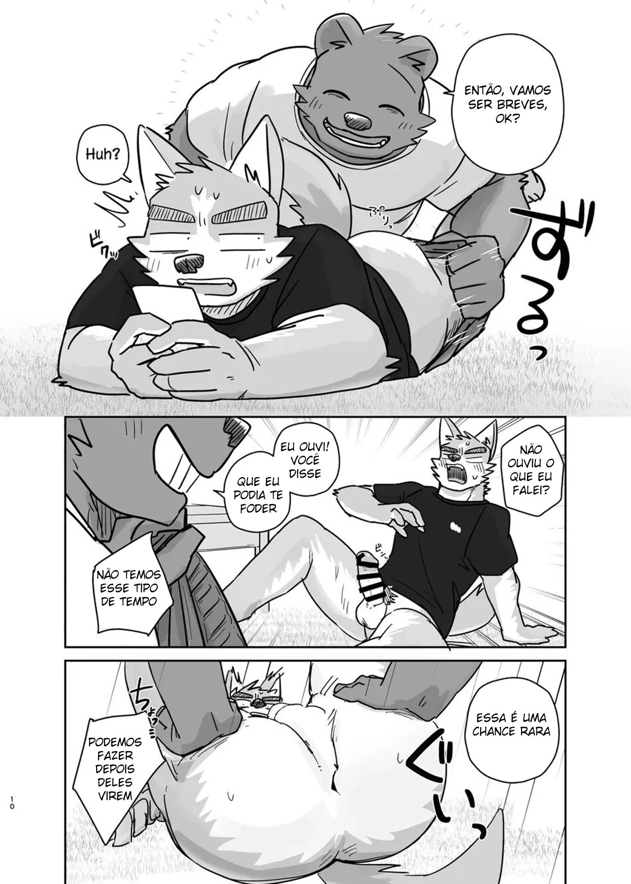 Transando Até a Porta Bater: Hentai Gay Explícito com Cena Quente