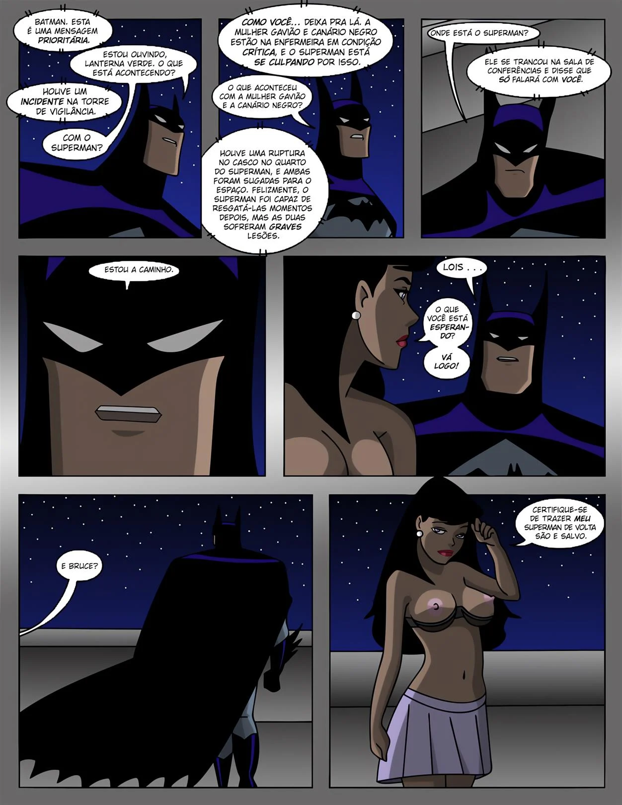 Quadrinhos Pornôs Explícitos: Liga da Putaria 3 - Sexo Grupal e Sacanagem