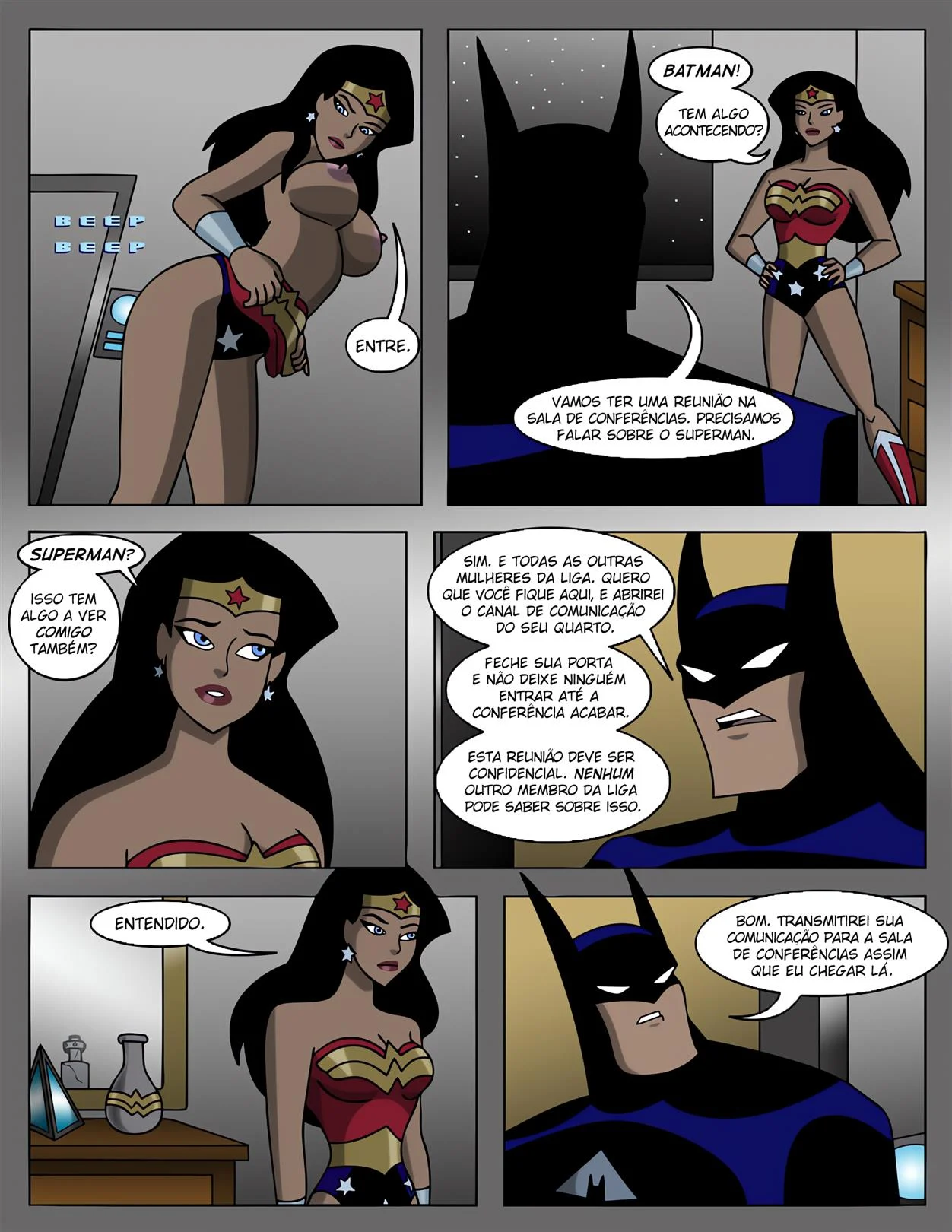 Quadrinhos Pornôs Explícitos: Liga da Putaria 3 - Sexo Grupal e Sacanagem