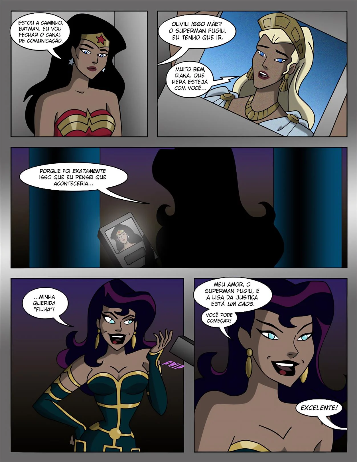 Quadrinhos Pornôs Explícitos: Liga da Putaria 3 - Sexo Grupal e Sacanagem