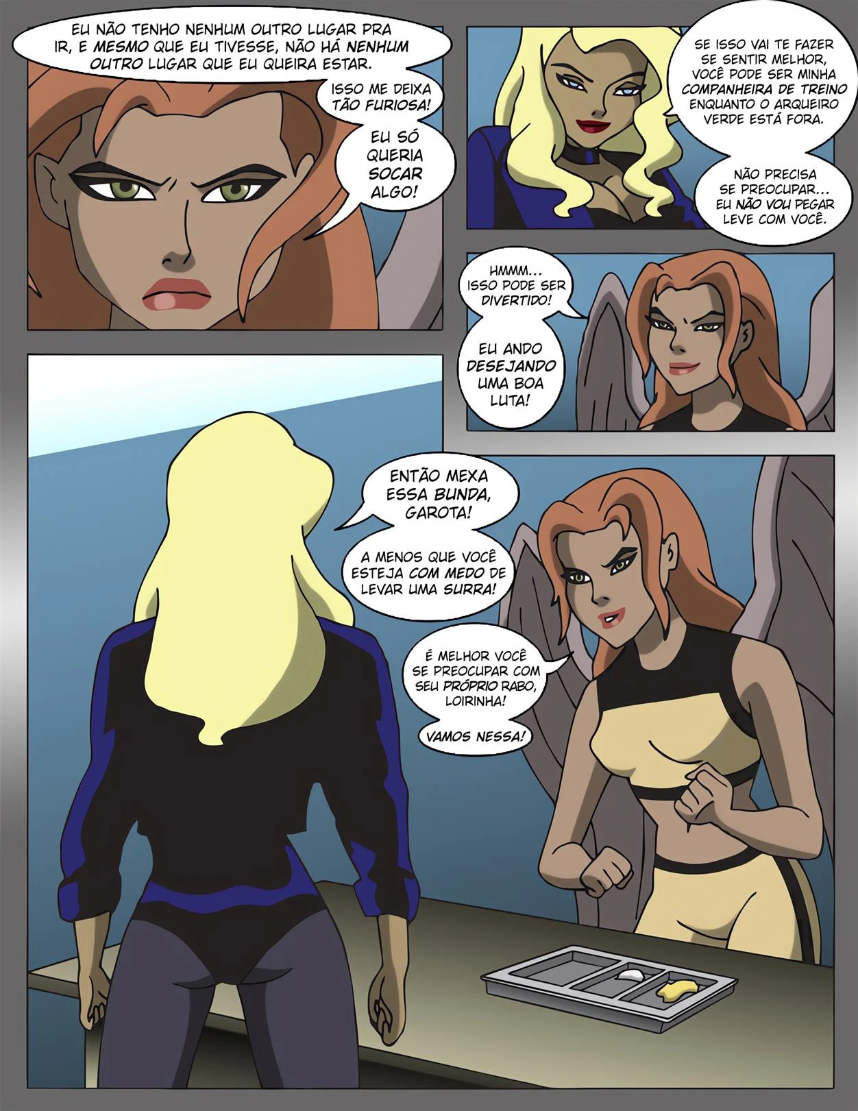 Quadrinhos Pornôs Explícitos: Liga da Putaria 3 - Sexo Grupal e Sacanagem
