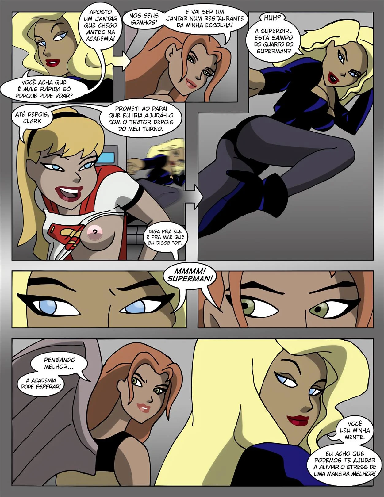 Quadrinhos Pornôs Explícitos: Liga da Putaria 3 - Sexo Grupal e Sacanagem