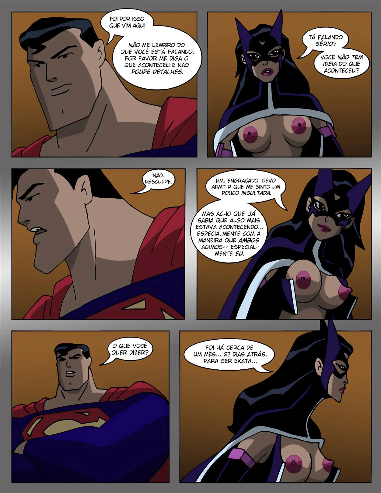 Quadrinhos Pornôs Explícitos: Liga da Putaria 3 - Sexo Grupal e Sacanagem