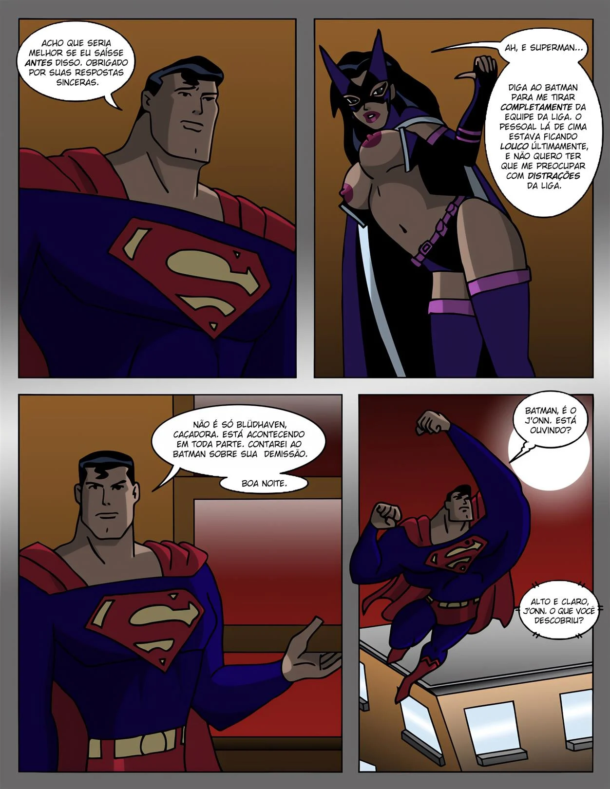 Quadrinhos Pornôs Explícitos: Liga da Putaria 3 - Sexo Grupal e Sacanagem