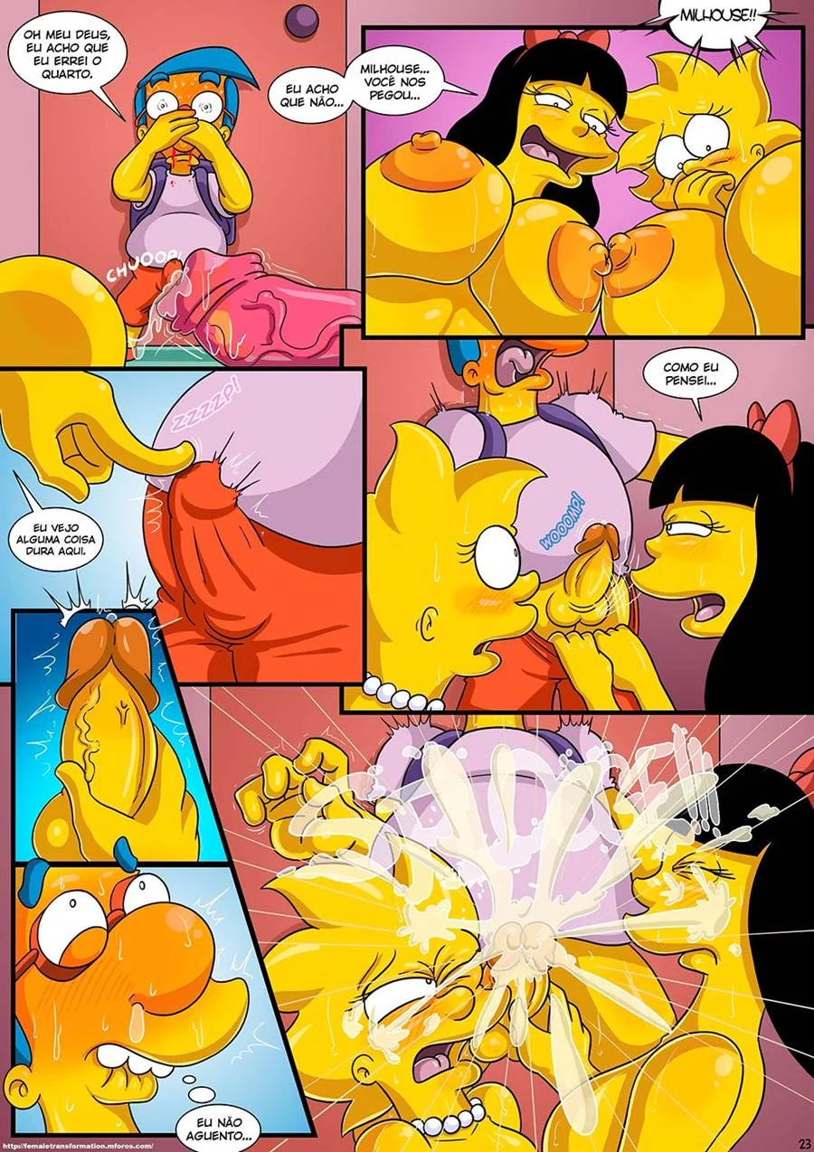 Simpsons: Orgia Erótica Proibida na Casa na Árvore