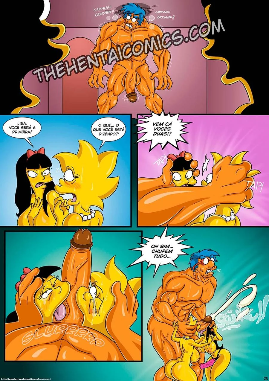 Simpsons: Orgia Erótica Proibida na Casa na Árvore