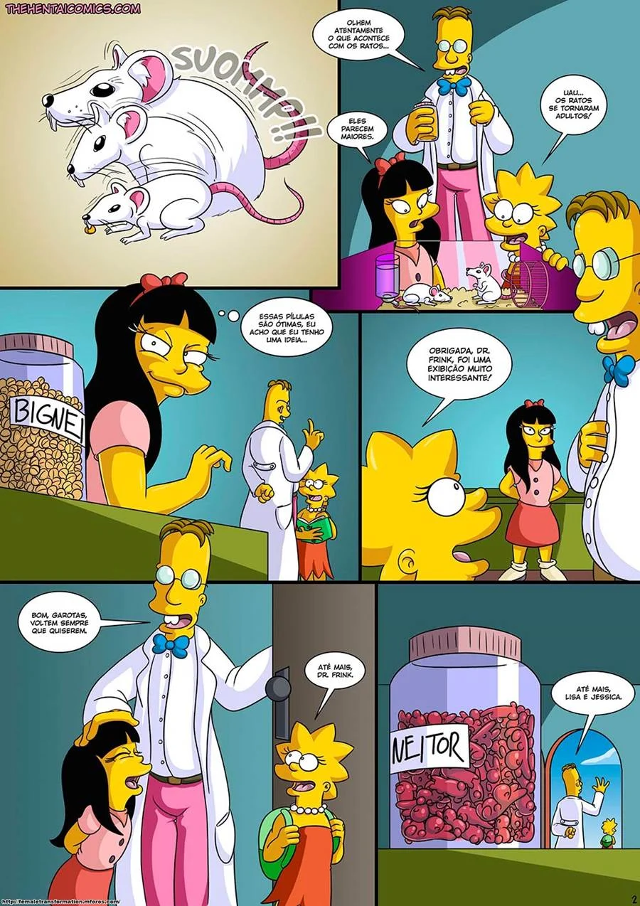 Simpsons: Orgia Erótica Proibida na Casa na Árvore