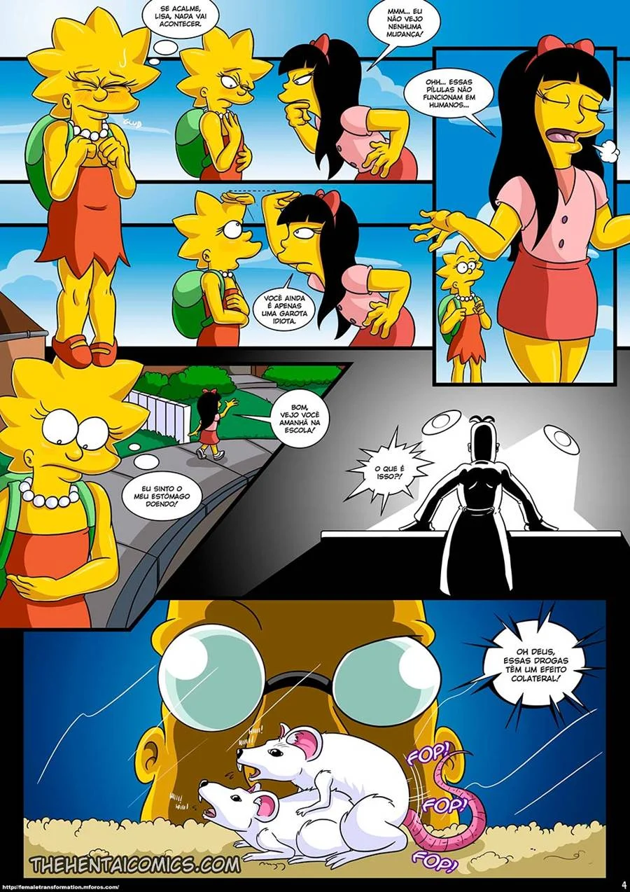 Simpsons: Orgia Erótica Proibida na Casa na Árvore
