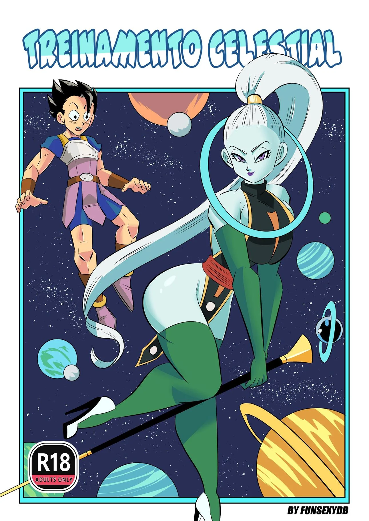 Punheta Explícita de Dragon Ball: Aventuras Eróticas com as Deusas do Sexo