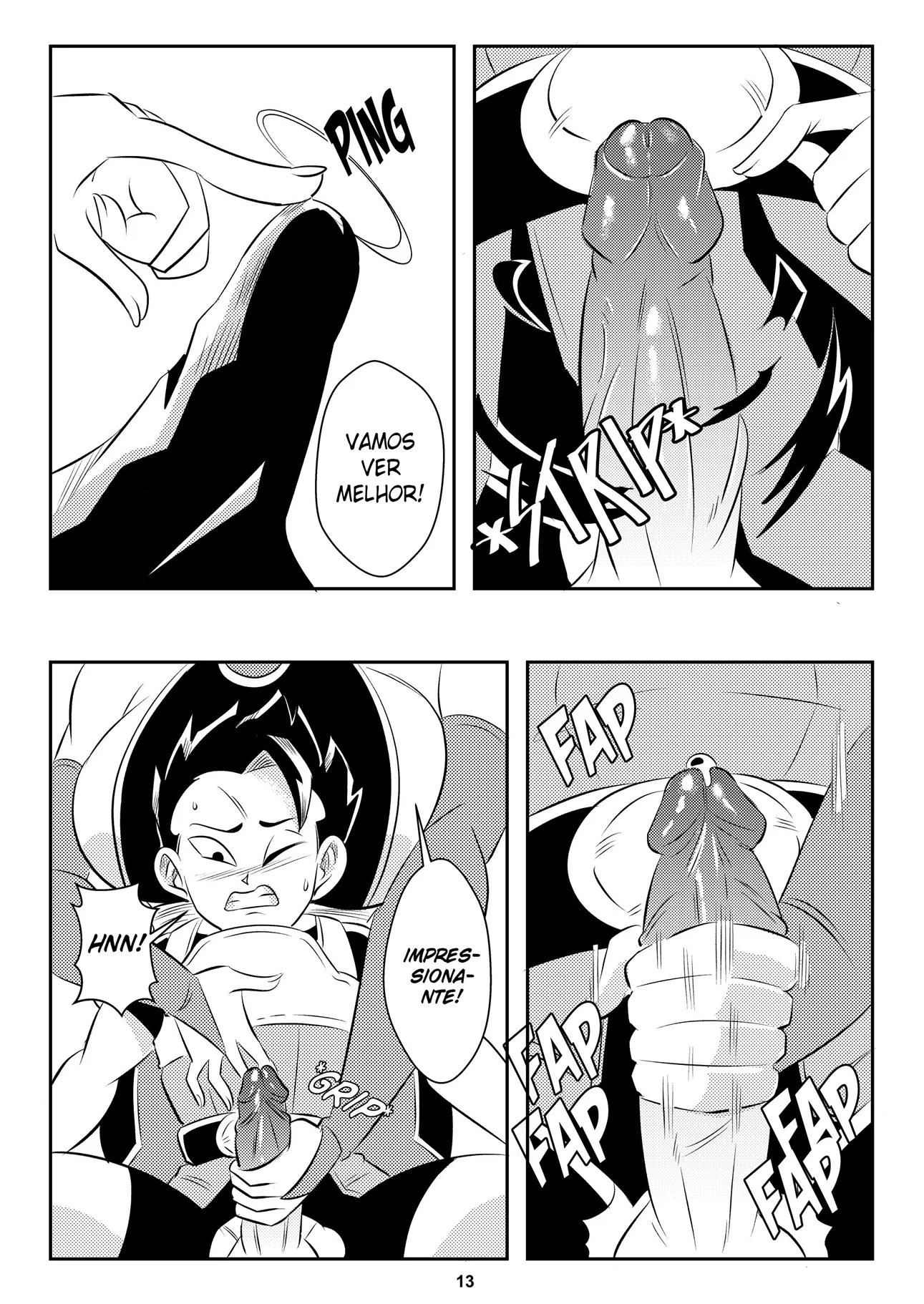 Punheta Explícita de Dragon Ball: Aventuras Eróticas com as Deusas do Sexo