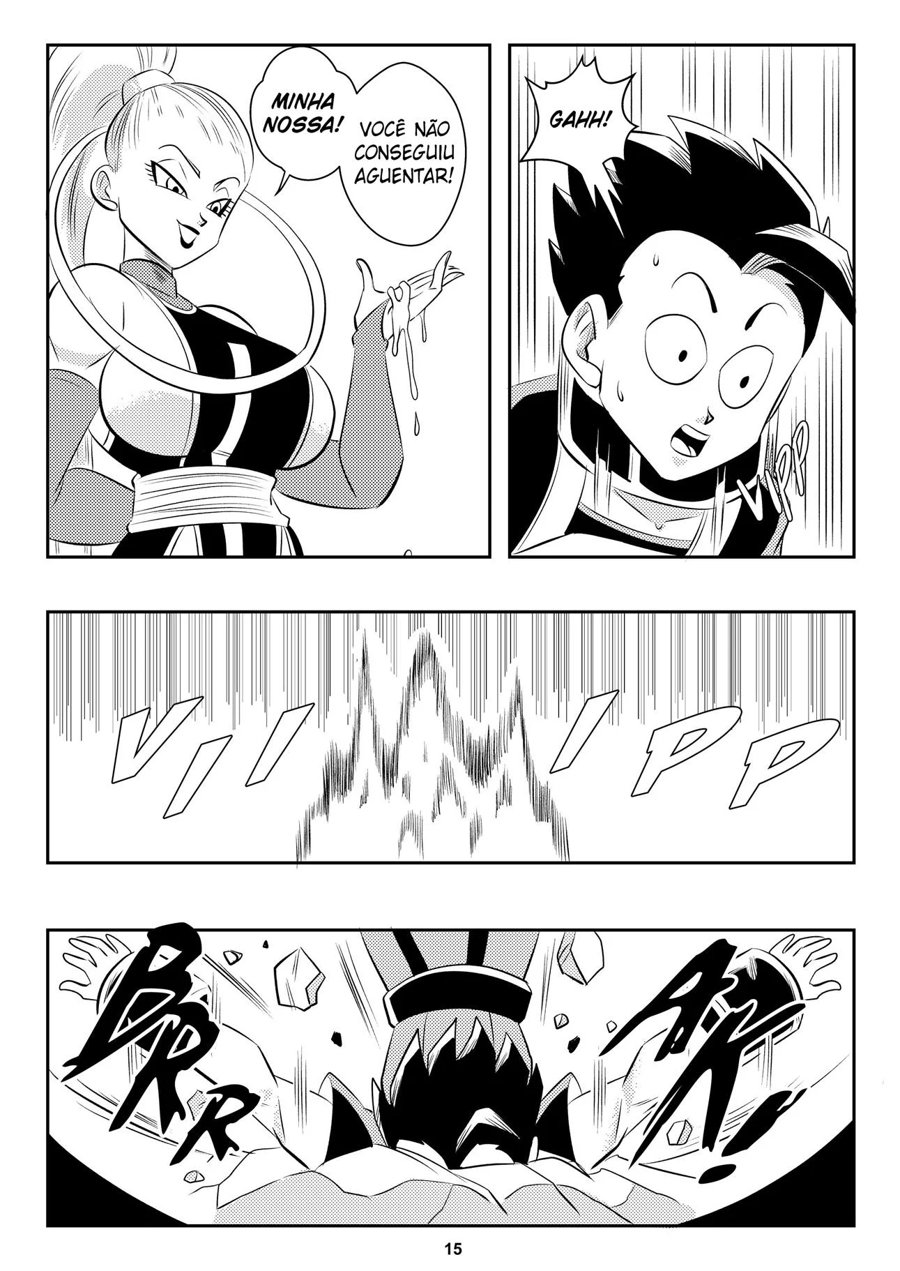 Punheta Explícita de Dragon Ball: Aventuras Eróticas com as Deusas do Sexo