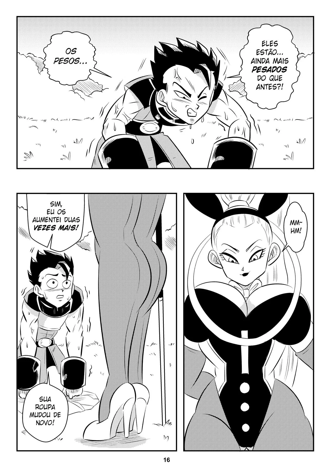 Punheta Explícita de Dragon Ball: Aventuras Eróticas com as Deusas do Sexo