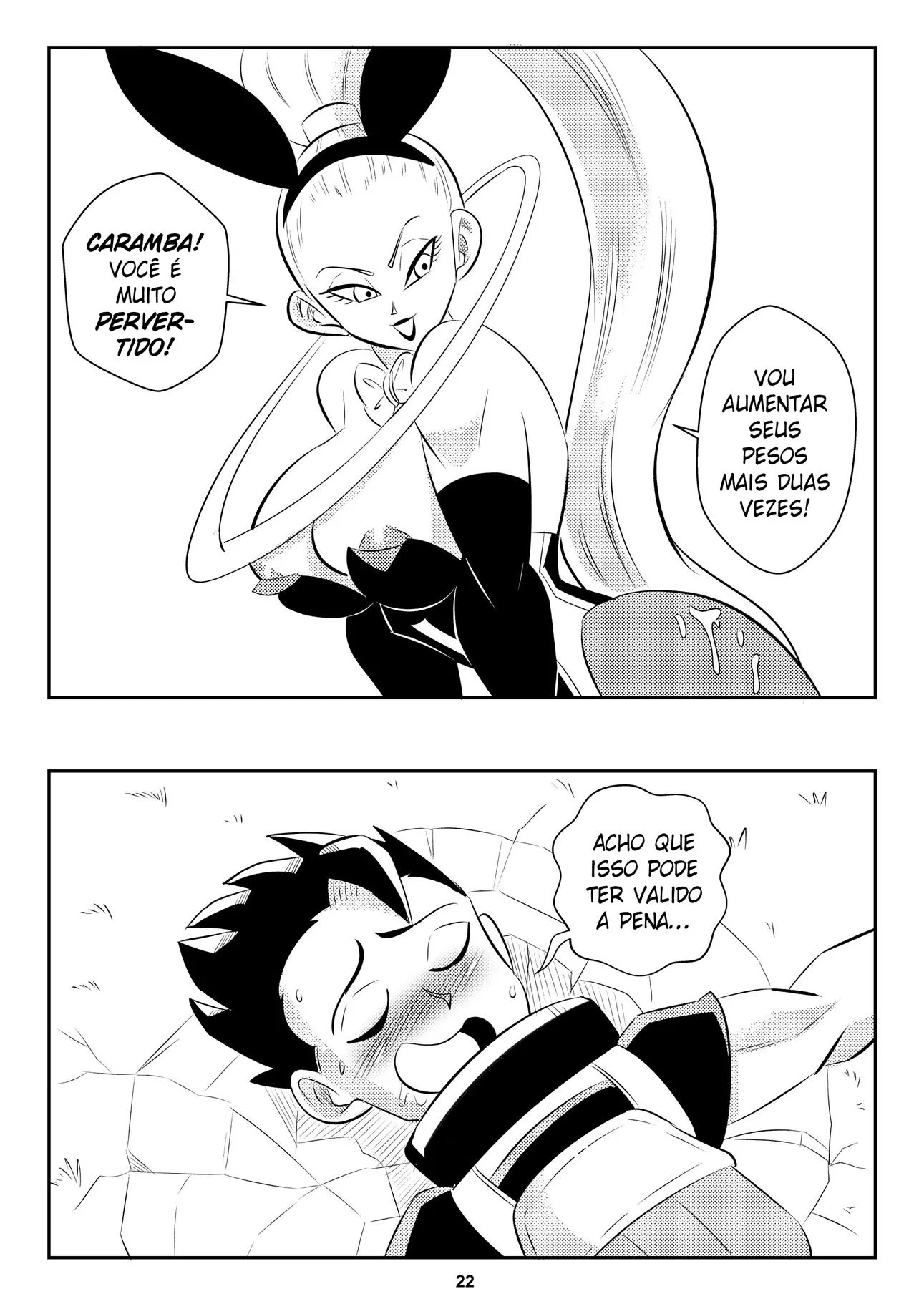 Punheta Explícita de Dragon Ball: Aventuras Eróticas com as Deusas do Sexo