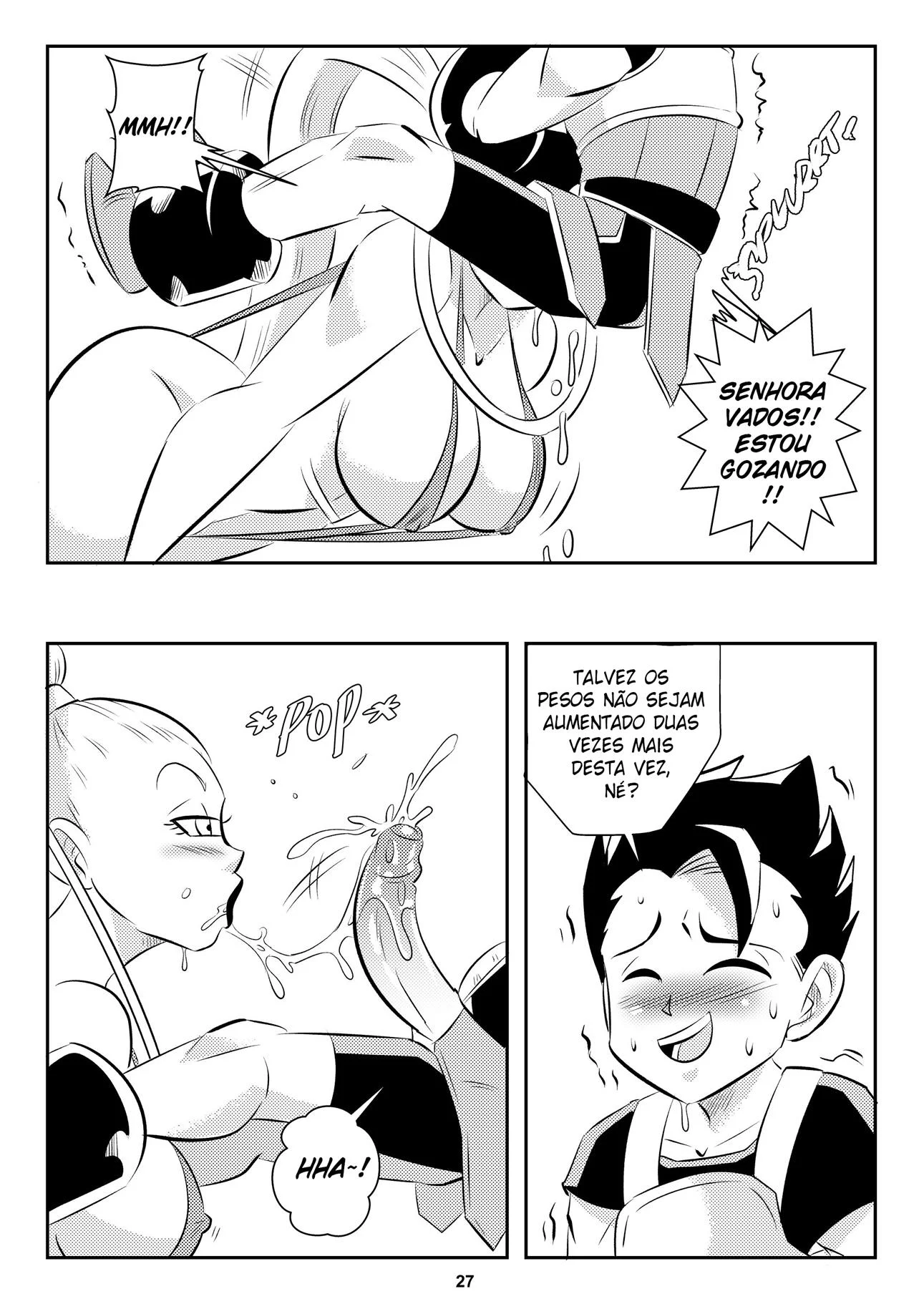 Punheta Explícita de Dragon Ball: Aventuras Eróticas com as Deusas do Sexo