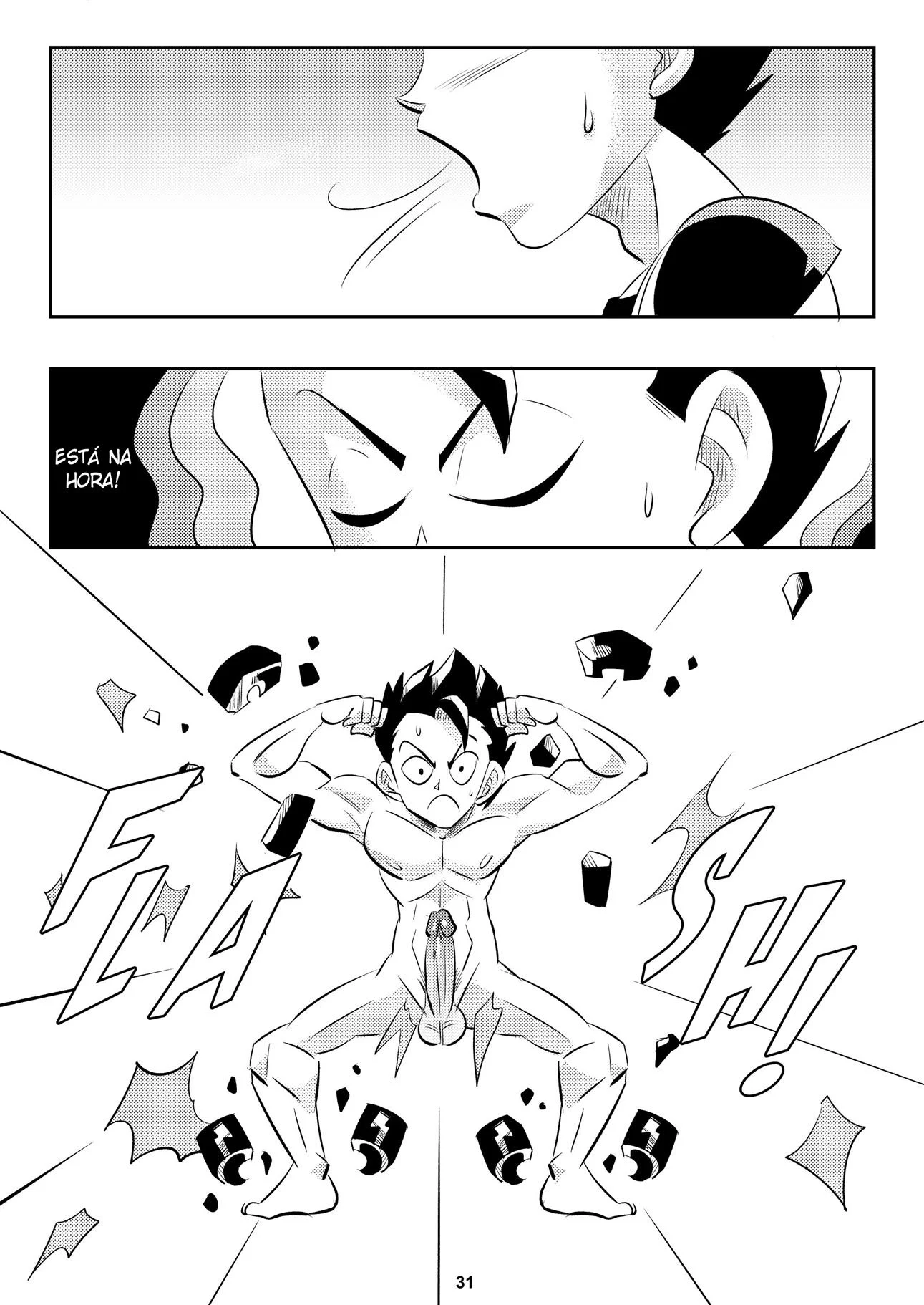 Punheta Explícita de Dragon Ball: Aventuras Eróticas com as Deusas do Sexo