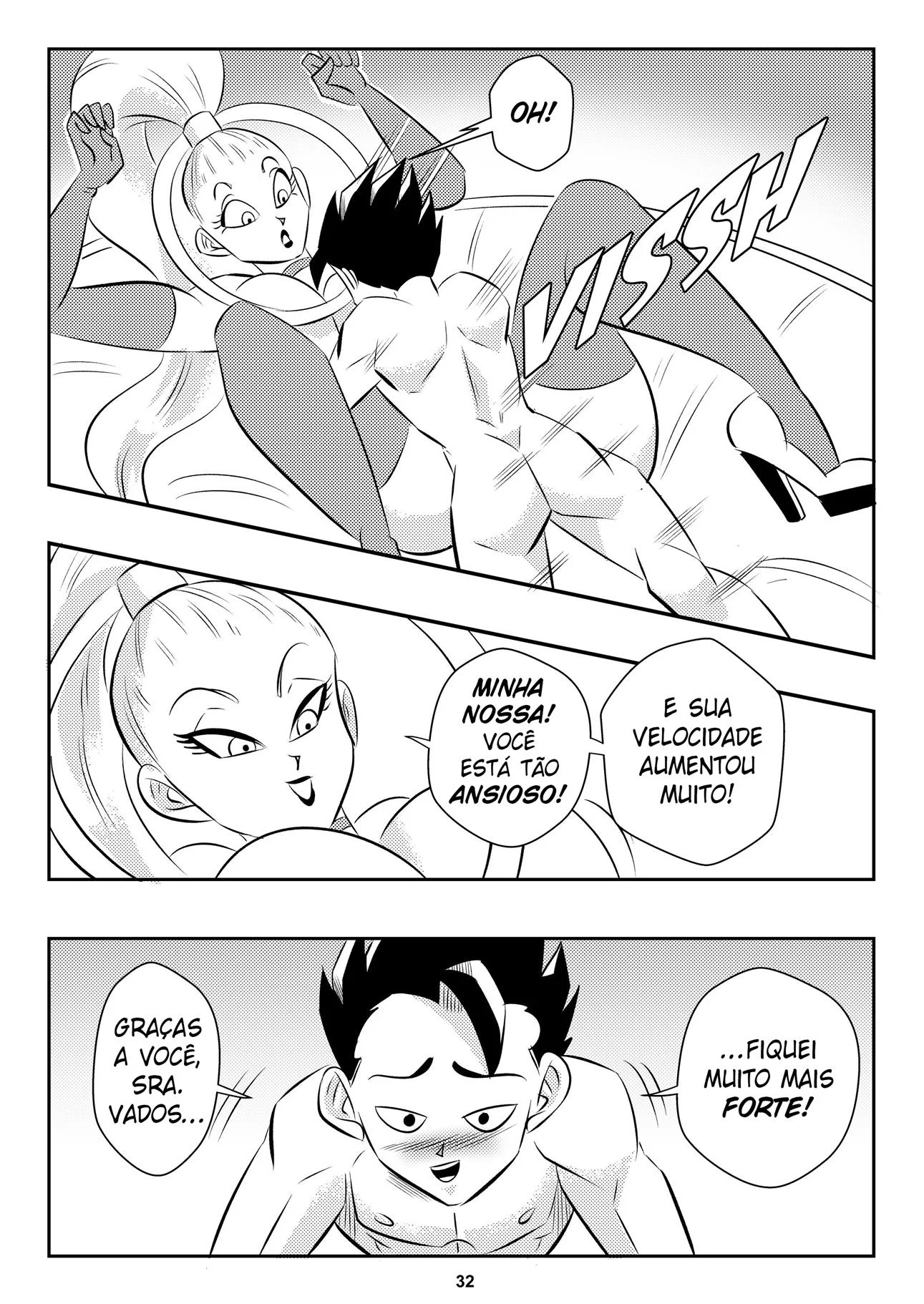 Punheta Explícita de Dragon Ball: Aventuras Eróticas com as Deusas do Sexo