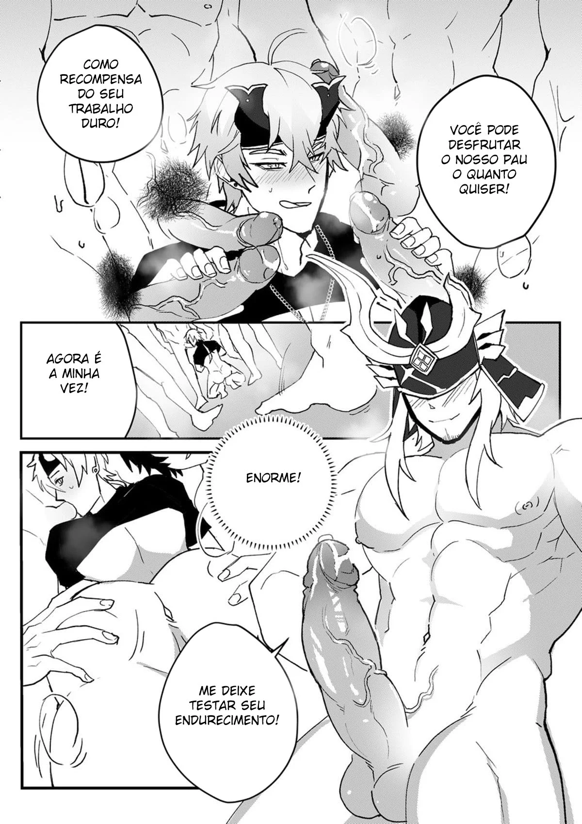 Treinamento Sexual Explícito: Hentai Yaoi com Cenas Intensas Treinamento Sexual Explícito: Hentai Yaoi com Cenas Intensas