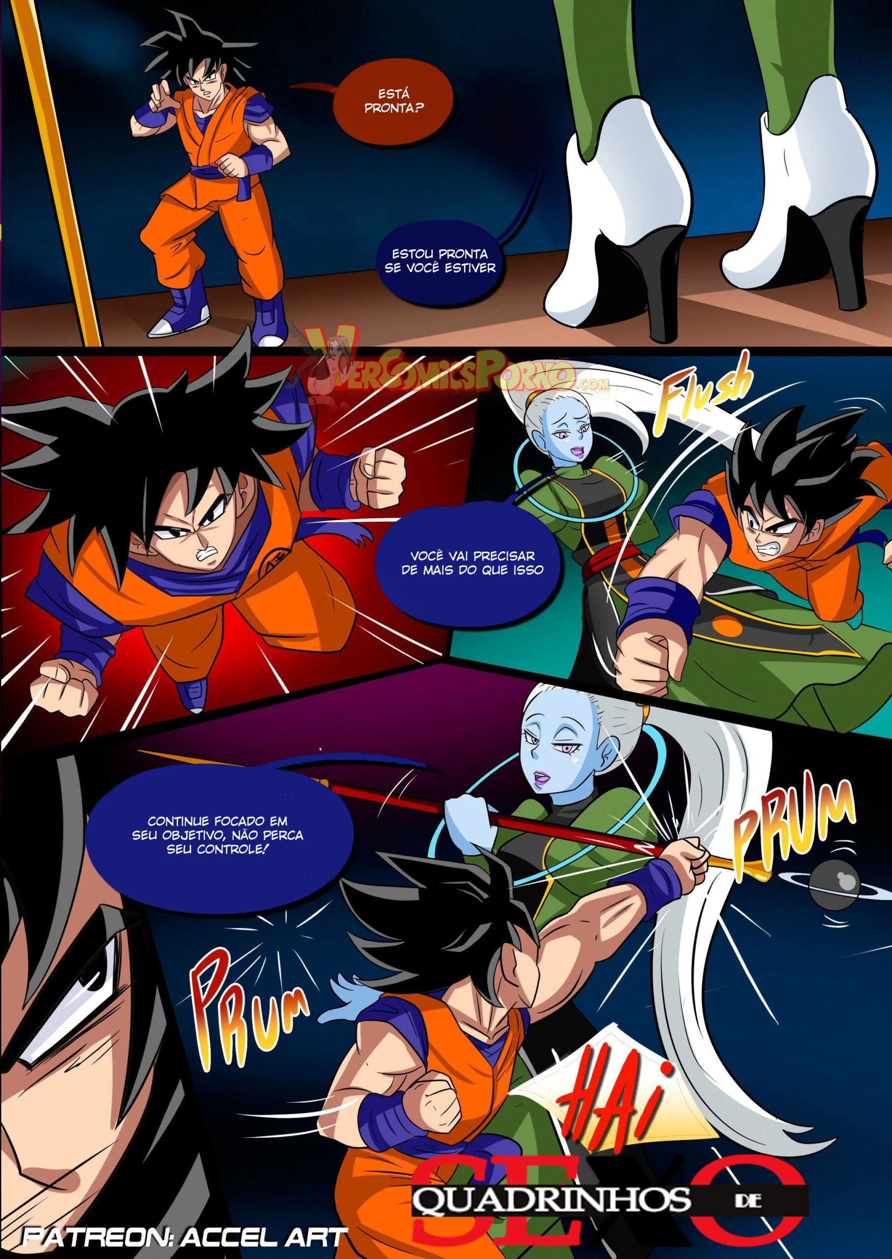 Goku Submisso: Treinamento Erótico para Super Saiyajins em Quadrinhos Picantes Goku Submisso: Treinamento Erótico para Super Saiyajins em Quadrinhos Picantes