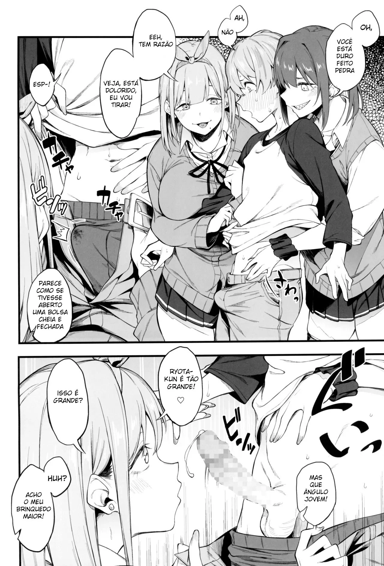 Amigas Safadas Dão Prova de Amor no Trio Quente