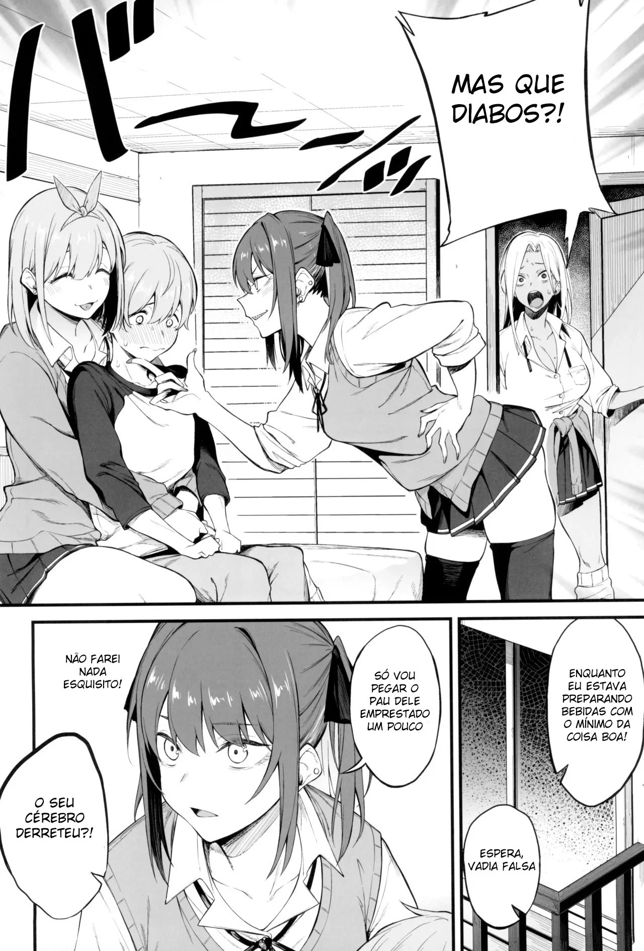 Amigas Safadas Dão Prova de Amor no Trio Quente
