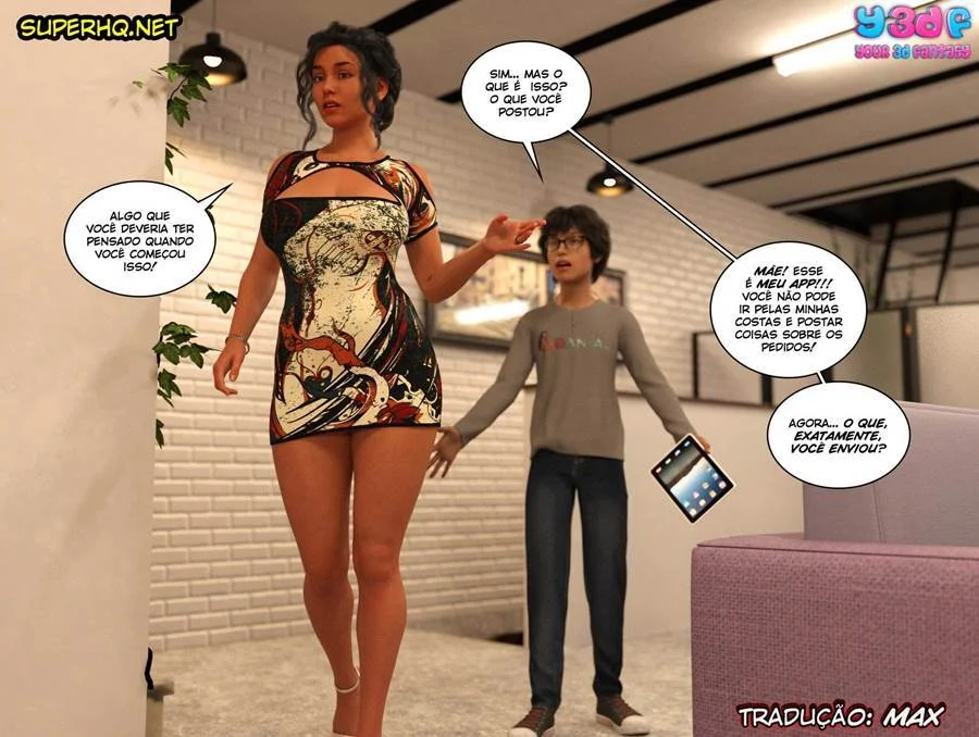 Mamãe Troféu: Sexo Explícito em 3D com a Dona da Casa Mamãe Troféu: Sexo Explícito em 3D com a Dona da Casa