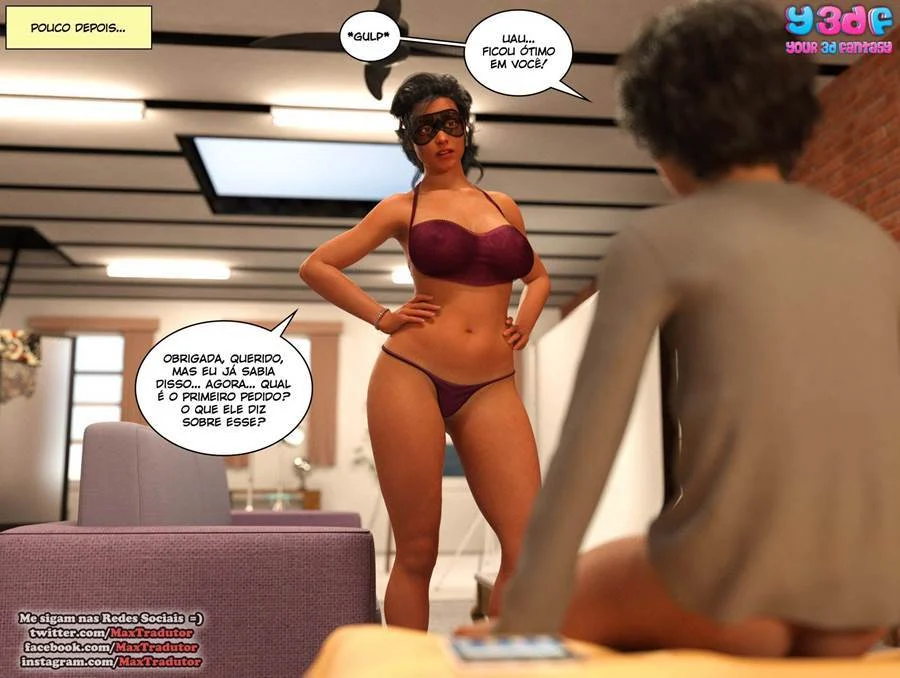 Mamãe Troféu: Sexo Explícito em 3D com a Dona da Casa Mamãe Troféu: Sexo Explícito em 3D com a Dona da Casa