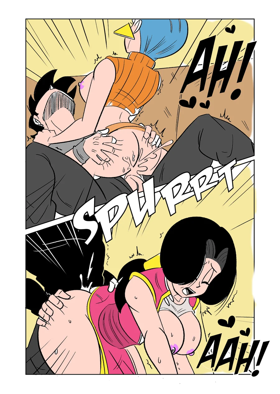 Goten e Trunks Arrasam as Safadas de Dragon Ball em Cena Quente nos Quadrinhos
